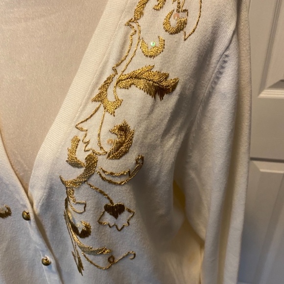 Women’s Tabi hand embellished cardigan size L - Picture 3 of 9